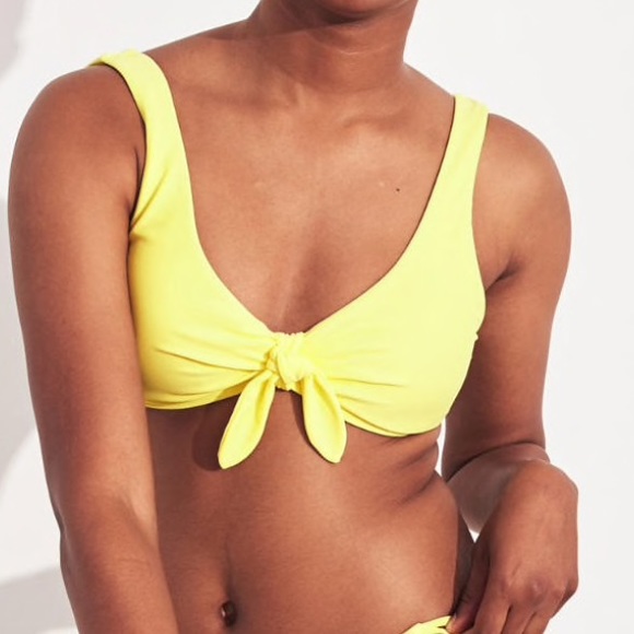 Hollister Tie-front scoop bikini top and bottoms - Picture 3 of 7